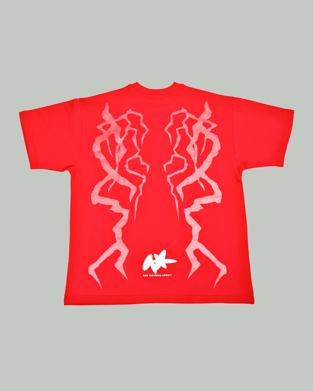 BOLT T-SHIRT IN CARDINAL RED [UNISEX]