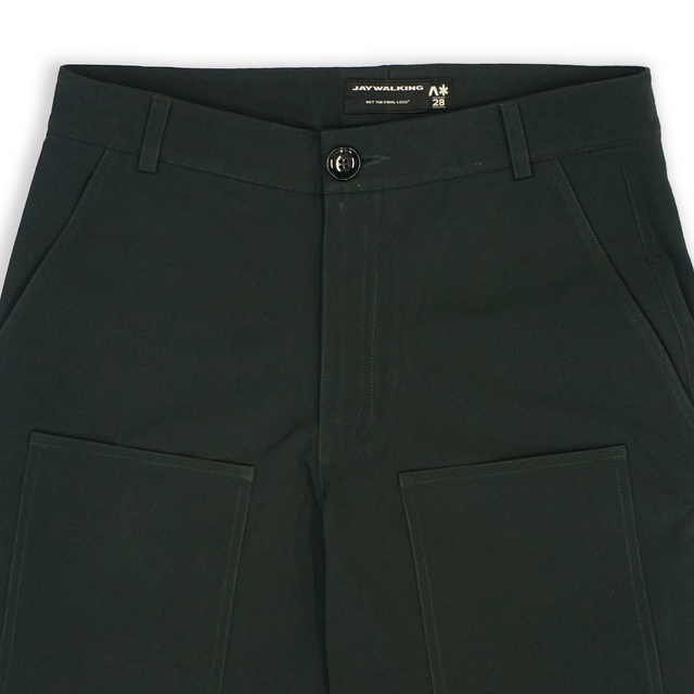 ALBANIA PANTS IN OLIVE GREEN [UNISEX]