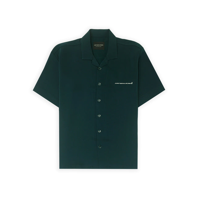 CUBAN SHIRT IN BOTTLE GREEN [UNISEX]