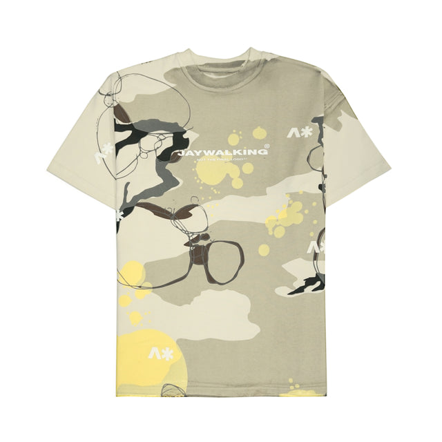 CAMO T-SHIRT IN BEIGE [UNISEX]