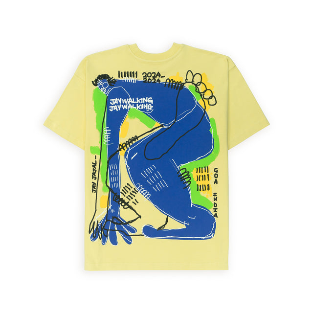 STAND-BY LADY T-SHIRT IN YELLOW [UNISEX]