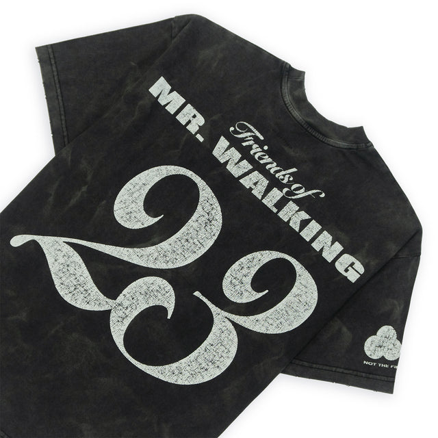 FRIENDS OF MR. WALKING IN WASHED BLACK [UNISEX]