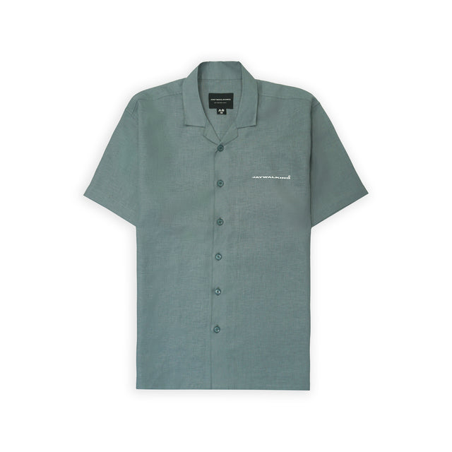 LINEN SHIRT IN SAGE [UNISEX]