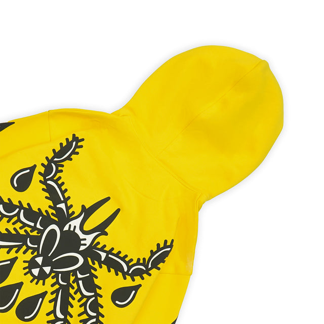 SPIDER HOODIE IN YELLOW [UNISEX]