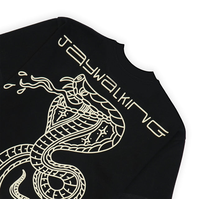 SNAKE T-SHIRT IN BLACK [UNISEX]