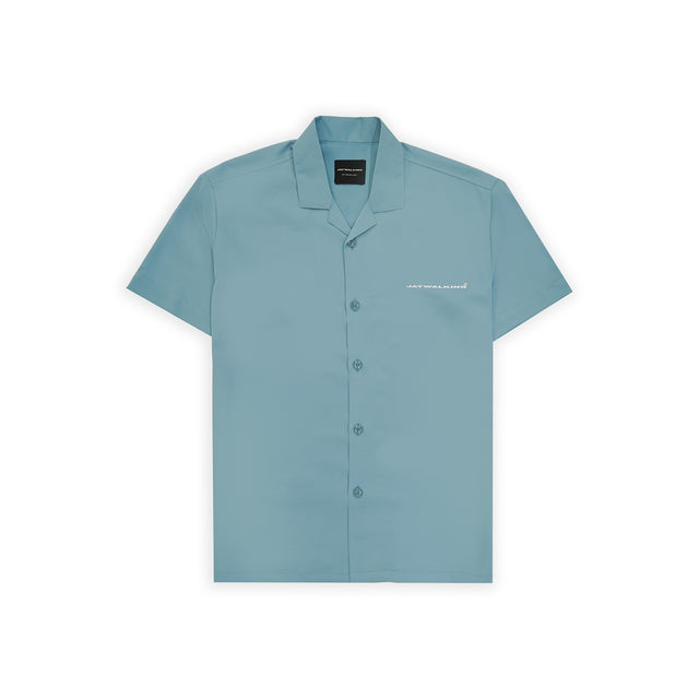 LIGHT WEIGHT BOWLING SHIRT IN BLUE [UNISEX]