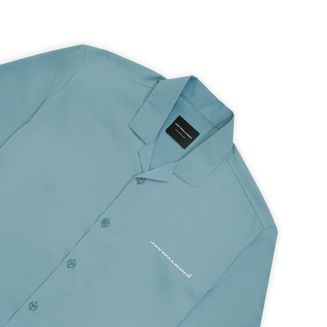 LIGHT WEIGHT BOWLING SHIRT IN BLUE [UNISEX]