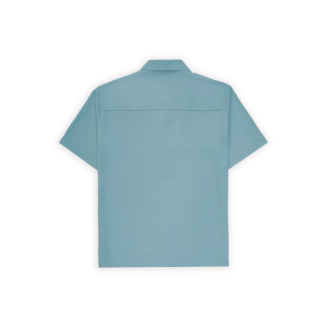 LIGHT WEIGHT BOWLING SHIRT IN BLUE [UNISEX]