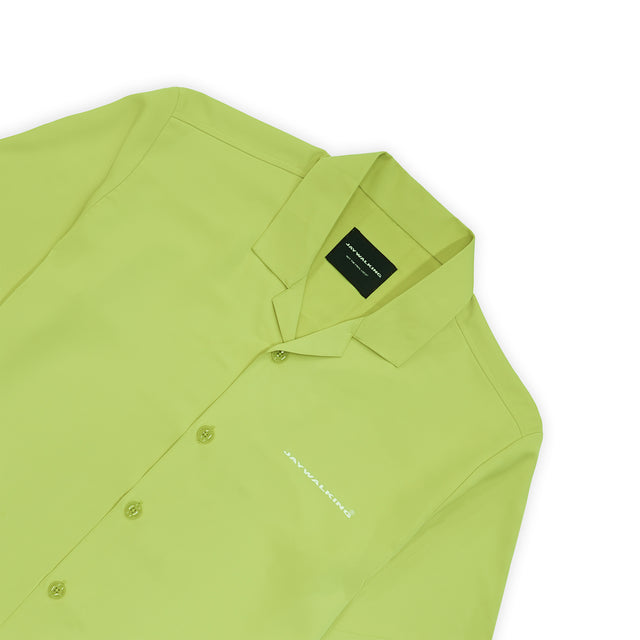 LIGHT WEIGHT BOWLING SHIRT IN GREEN [UNISEX]