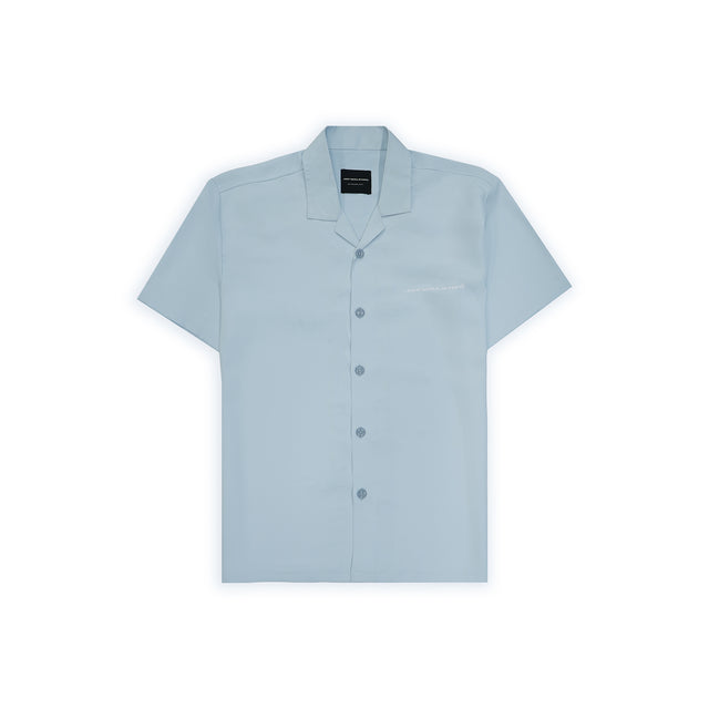 LIGHT WEIGHT BOWLING SHIRT IN SKY BLUE [UNISEX]