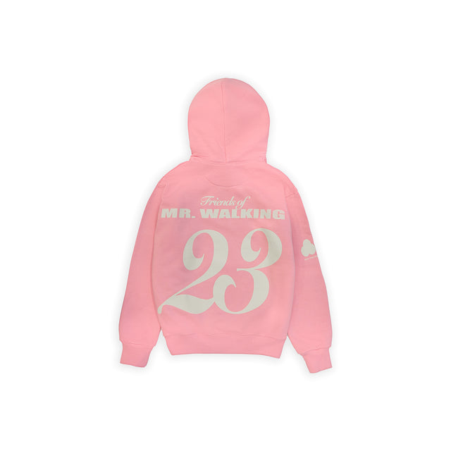 FRIENDS OF MR. WALKING HOODIE IN PINK [UNISEX]