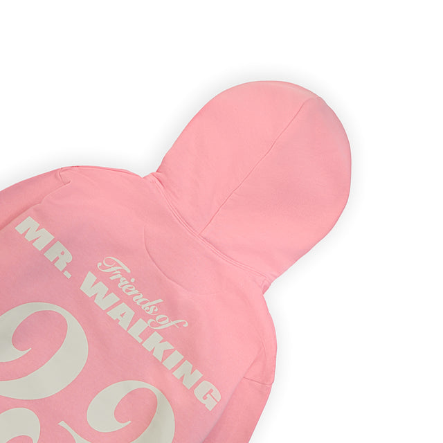 FRIENDS OF MR. WALKING HOODIE IN PINK [UNISEX]