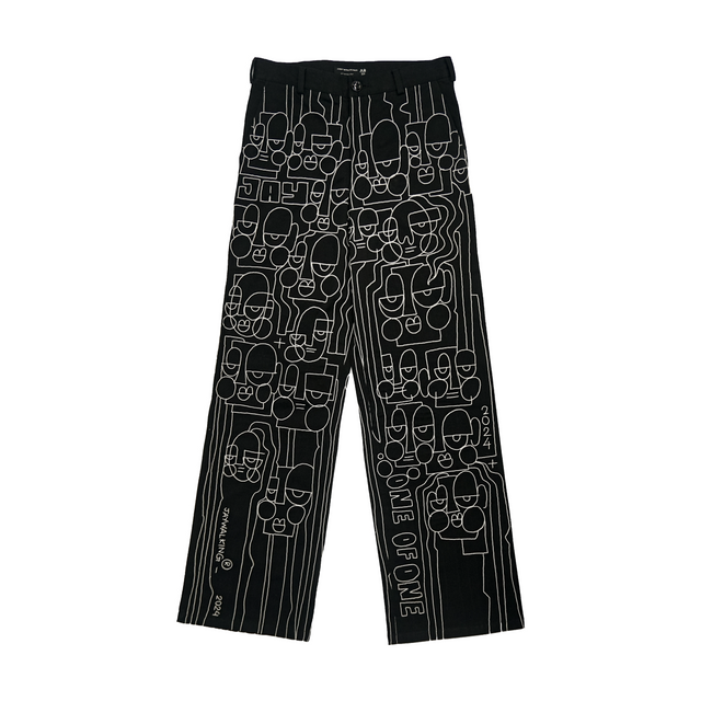 ART FACE EMBROIDERED DENIM PANTS LTD. ED.