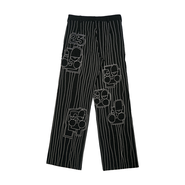 ART FACE EMBROIDERED DENIM PANTS LTD. ED.