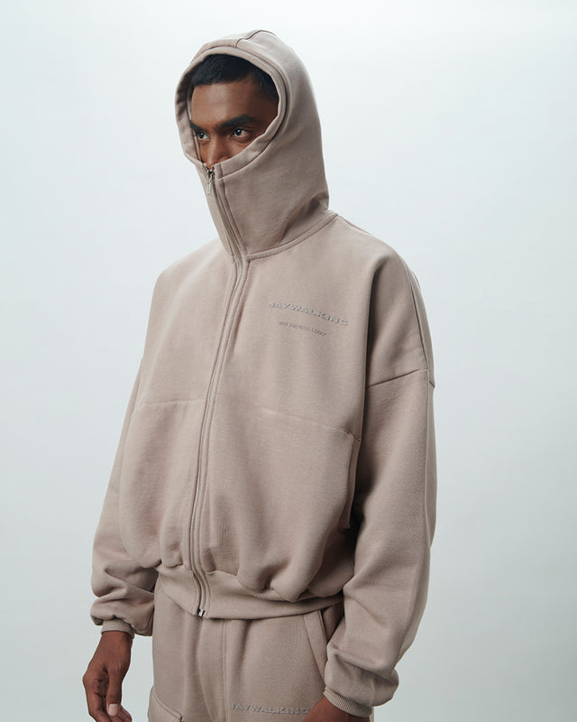 BASIC ZIPPER IN DUSTY PINK [UNISEX]