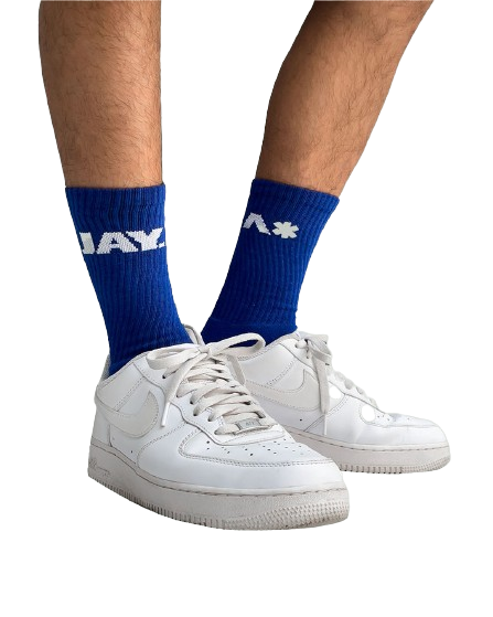 "STATUS SOCKS" IN ROYAL BLUE [UNISEX]