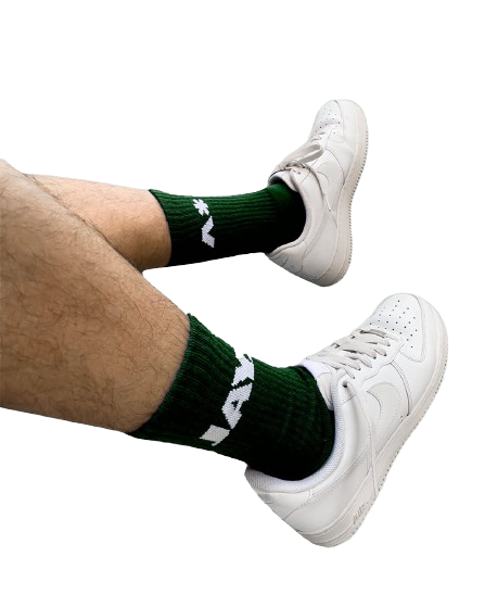 "STATUS SOCKS" IN GREEN [UNISEX]