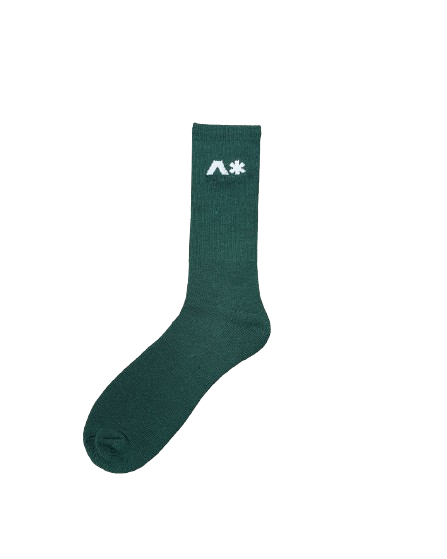 "STATUS SOCKS" IN GREEN [UNISEX]