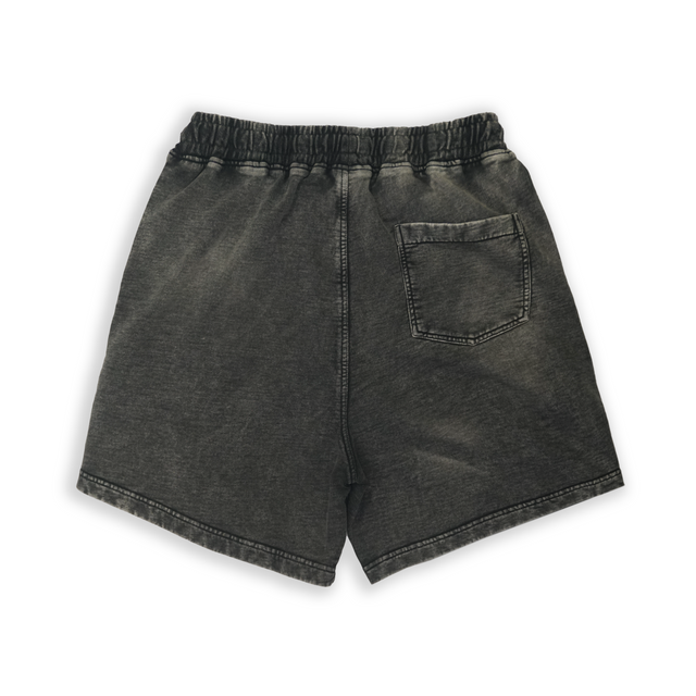 BASIC SHORTS IN WASHED GREY [UNISEX]