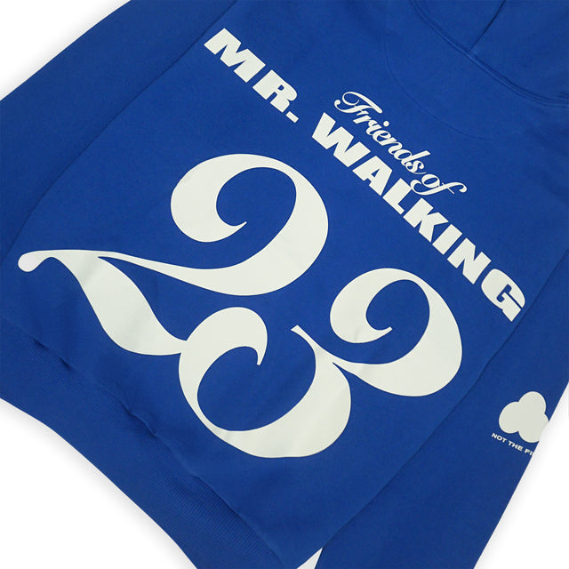 FRIENDS OF MR. WALKING HOODIE IN ROYAL BLUE [UNISEX]