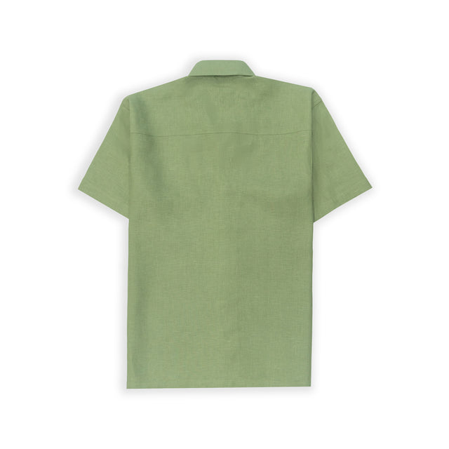 LINEN SHIRT IN GREEN [UNISEX]