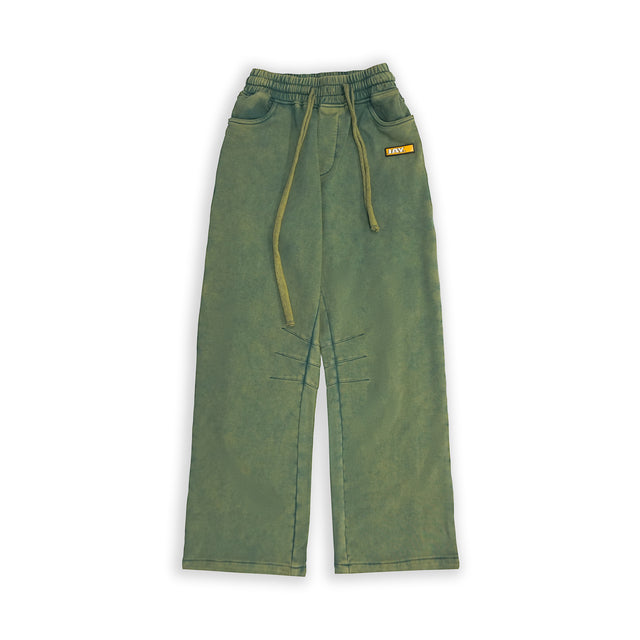 JAY TRACK PANTS IN WASHED GREEN [UNISEX]