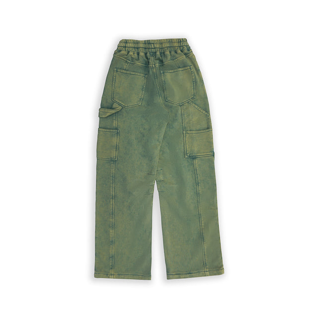 JAY TRACK PANTS IN WASHED GREEN [UNISEX]