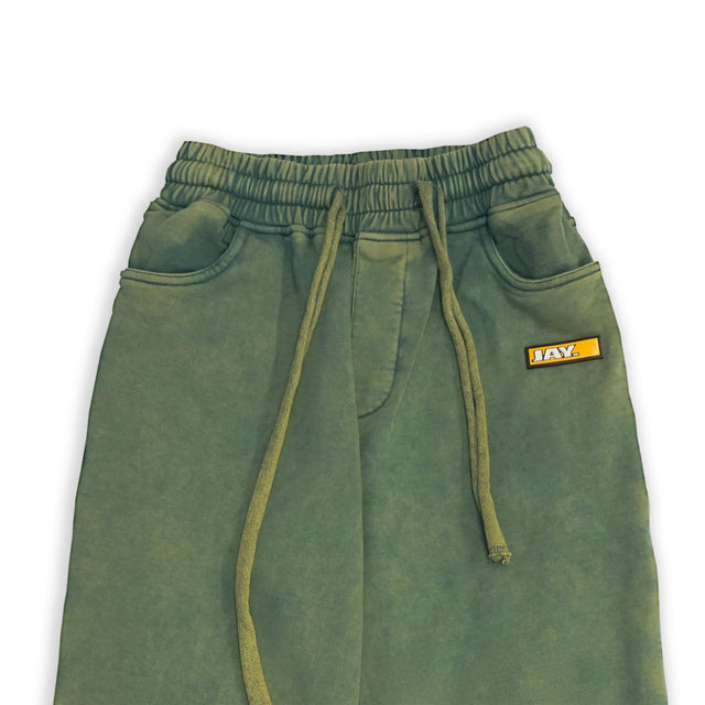 JAY TRACK PANTS IN WASHED GREEN [UNISEX]