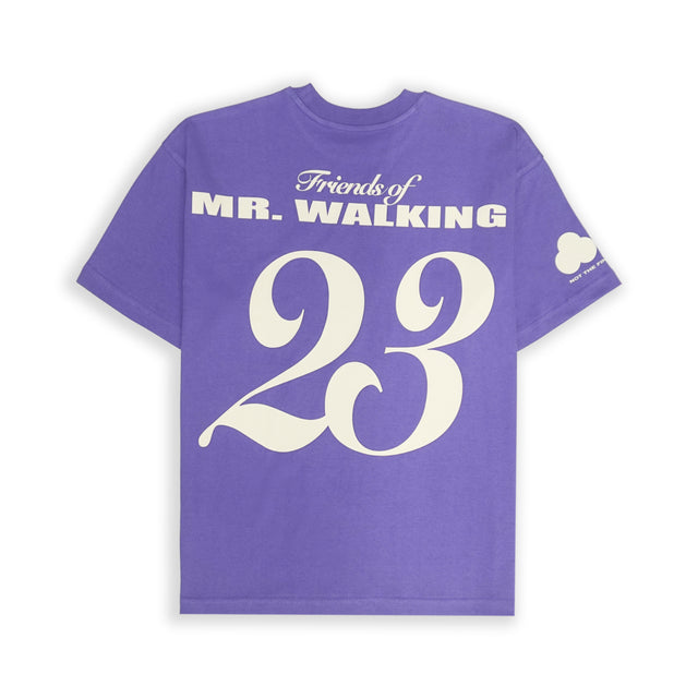 FRIENDS OF MR. WALKING T-SHIRT IN PURPLE [UNISEX]