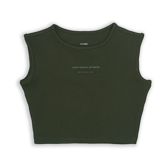 TANK TOP IN OLIVE GREEN