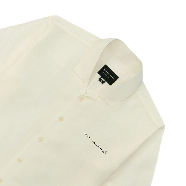 LINEN SHIRT IN WHITE [UNISEX]